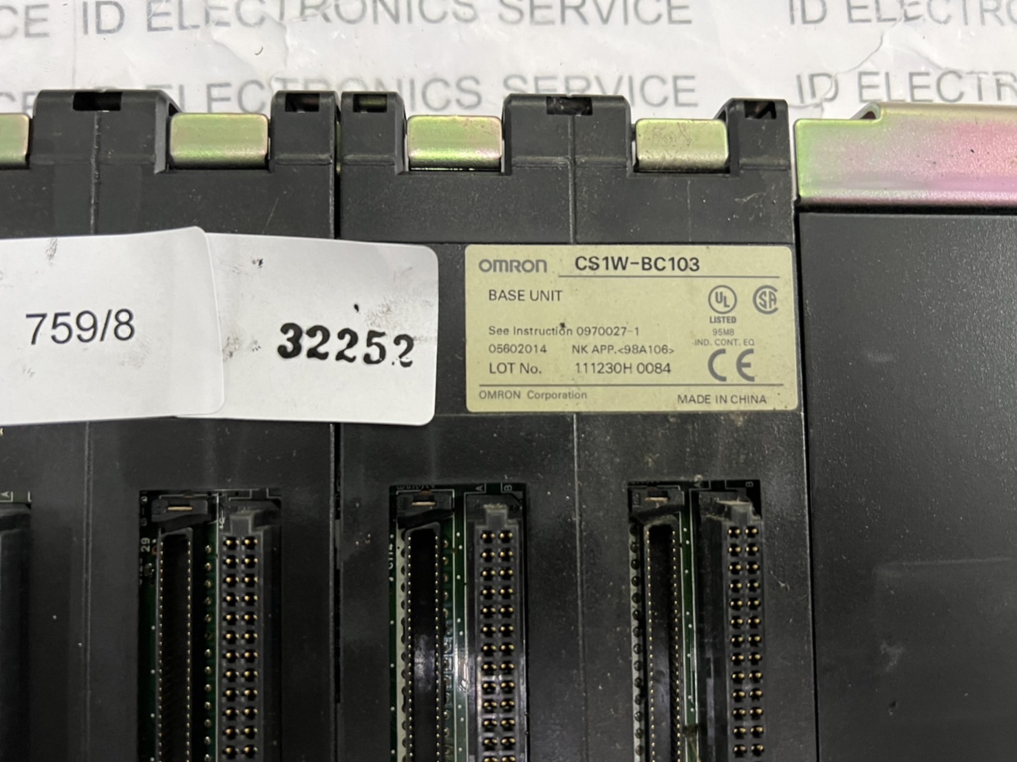 CS1W-BC103 PLC " OMRON "