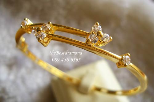 BB027+++กำไลเพชร cute style(ดอกจิก)+++กำไลน่ารักๆๆๆ ใส่ติดข้อมือได้ทุกวันไม่เวอร์ แบบน่ารักๆ เพชรไม่เยอะ วัยรุ่น หรือสาวoffice ใส่ได้สบายๆเลยค่ะ