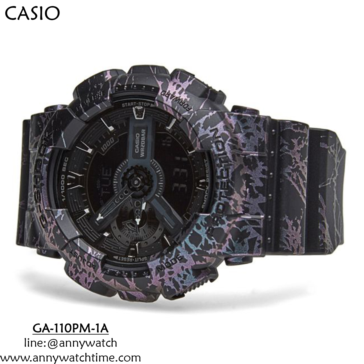 G-SHOCK GA-110PM-1A - จำหน่ายนาฬิกาของแท้ 100% รับซ่อมนาฬิกา 