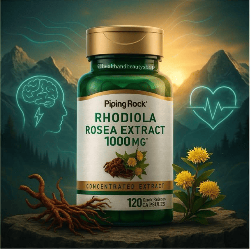 Piping Rock Rhodiola Rosea 1000 mg 120 Capsules