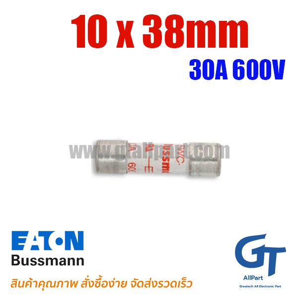 BUSSMANN , 30A 600V , 10 x 38mm