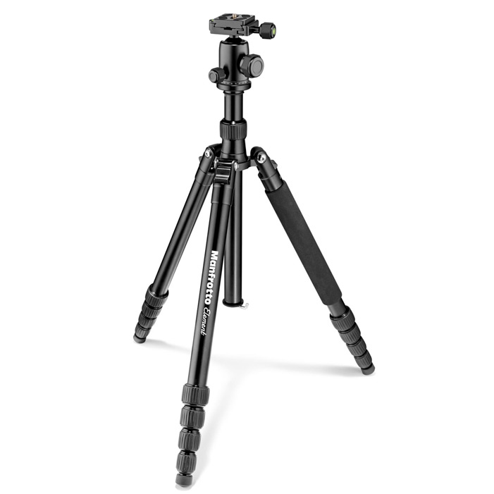ขาตั้งกล้อง Element Traveller Tripod Big with Ball Head, black สีดำ MF-MKEL-B5BKB Manfrotto ประกันศูนย์ 5 ปี
