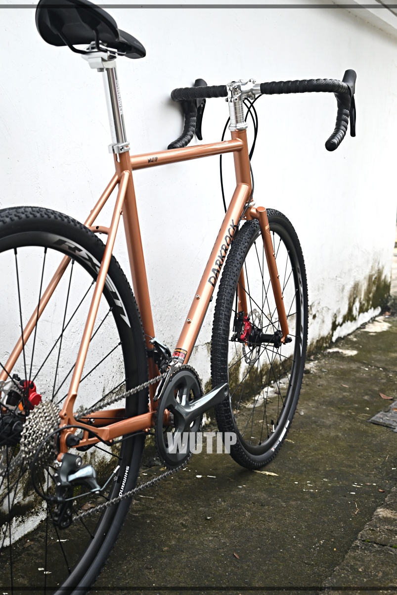 จักรยานเสือหมอบ DARKROCK WUTIP 700C Road bike Gravel bike, เฟรมโครโม่ เรโนล์ เกียร์ Tiagra 2*10 speeds
