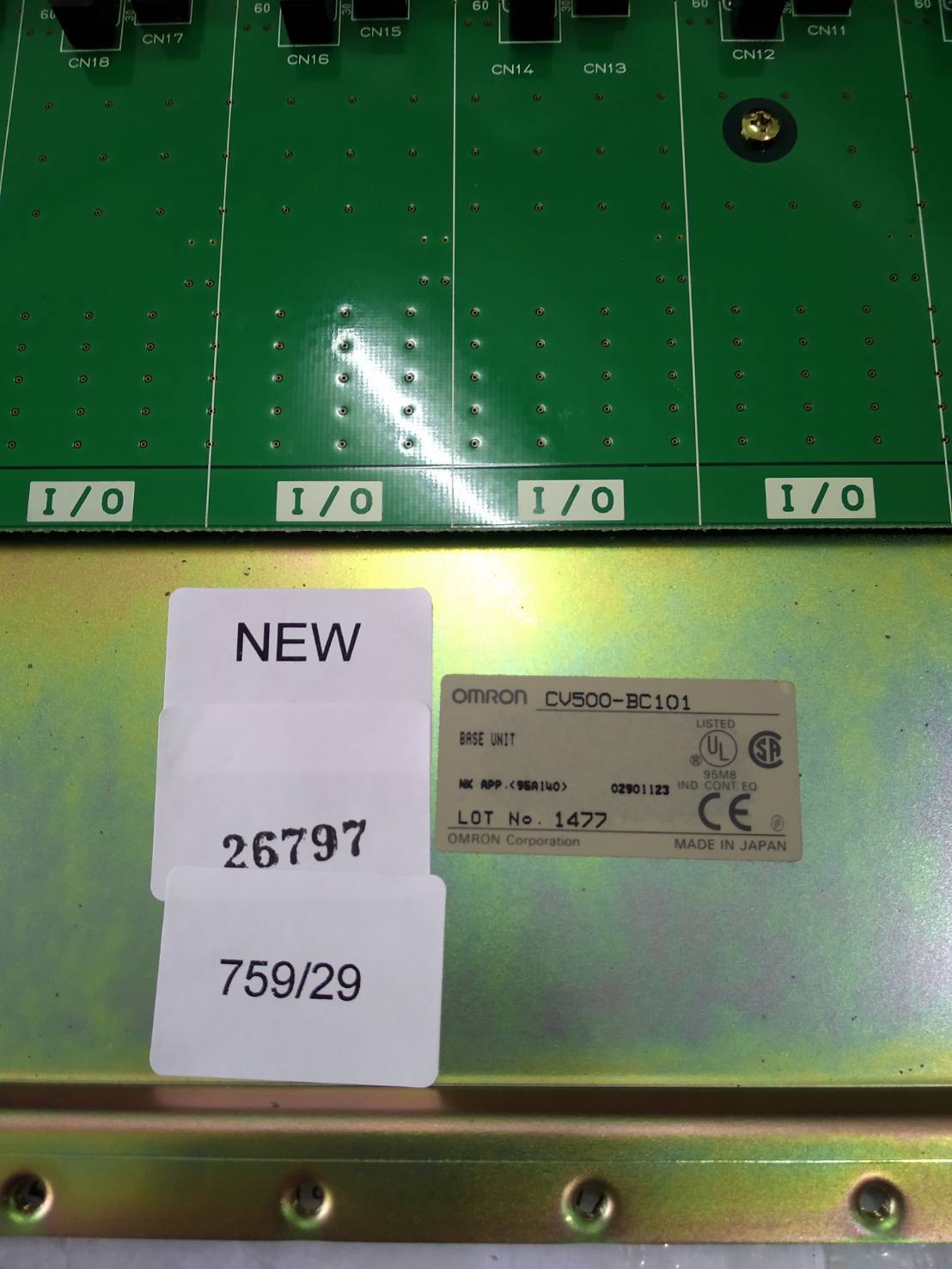 CV500-BC101 BASE UNIT " OMRON "