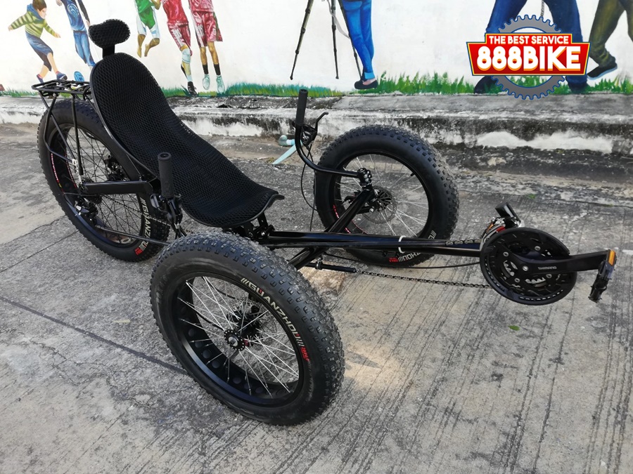 จักรยานนอนปั่น MOTRIKE M-F010 Fat Bike Recumbent Trike Entry-level Fat Trike, M-F010 ล้อโต