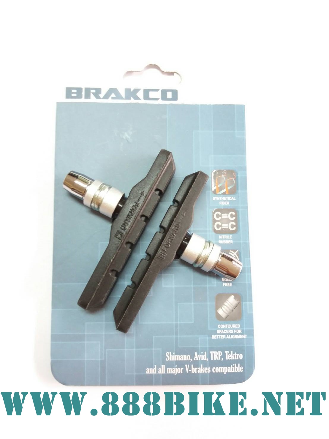 ผ้าเบรค Baradine Brake shoes MTB-945VC