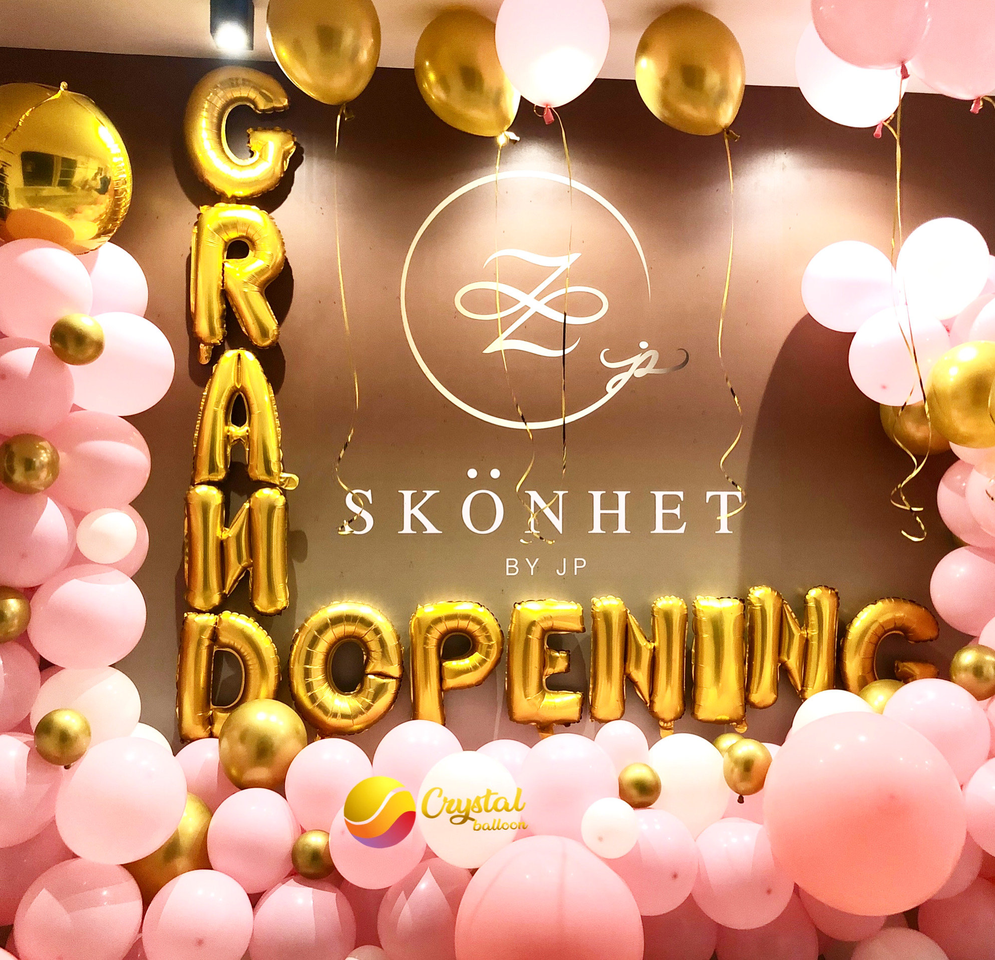 Backdrop ลูกโป่งเปิดงาน Grand Opening