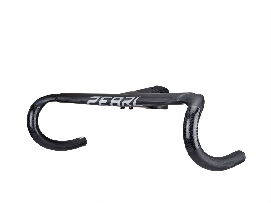 แฮนด์เสือหมอบคาร์บอน Pearl Road Bike Handlebar Integrated ,Reach 80, Drop 125
