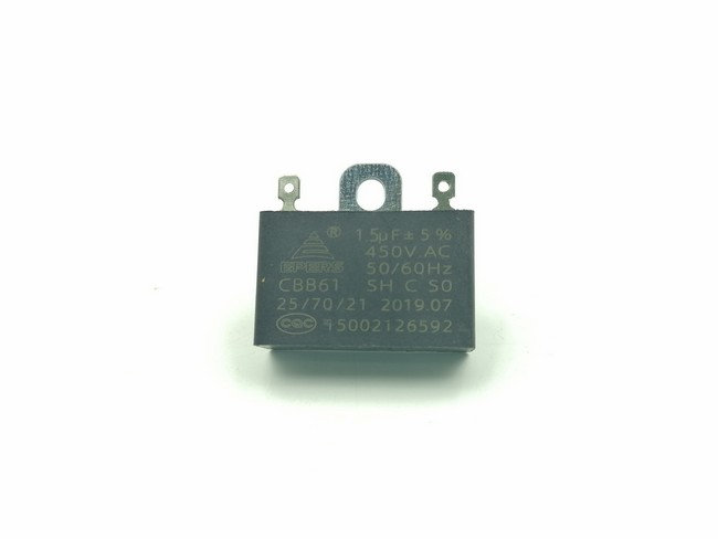 คาปาซิสเตอร์ พัดลม 1.5 uf 400v. (ขาเสียบ)
