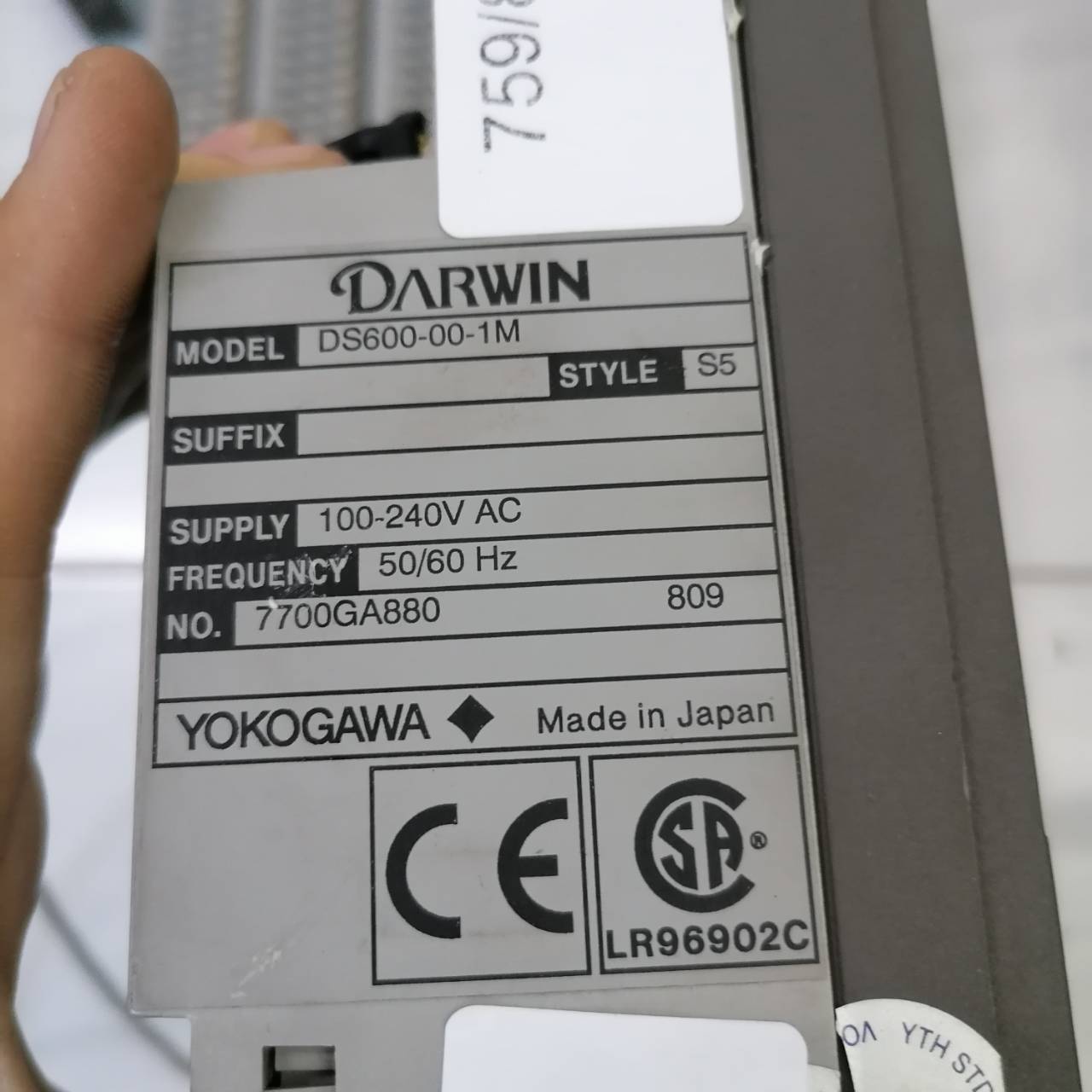 DS600-00-1M PLC " YOKOGAWA "