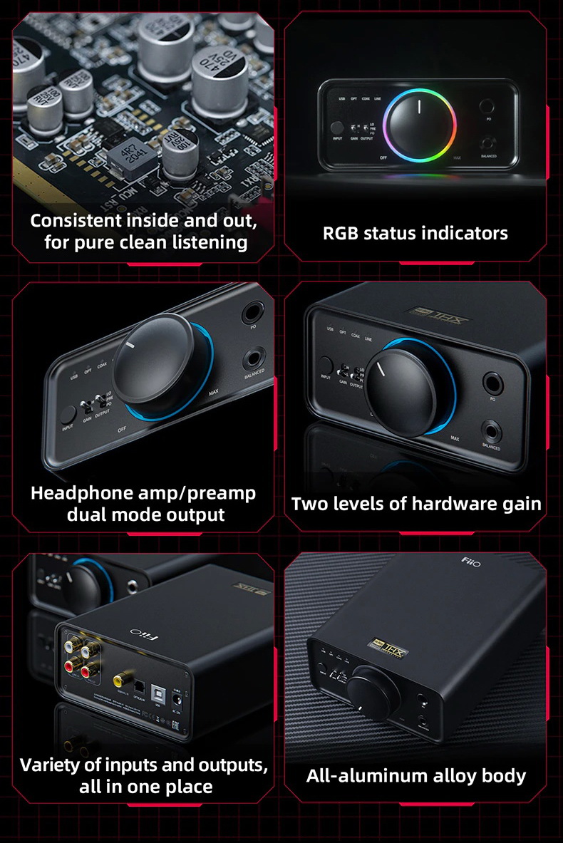 FiiO K7 True balanced DAC/Amp ตั้งโต๊ะ กำลังขับสูง ประกันศูนย์ไทย