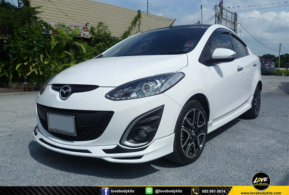 สเกิร์ตหน้า MAZDA 2 LIMITED EDITION : 20111-2014 / 4 ประตู