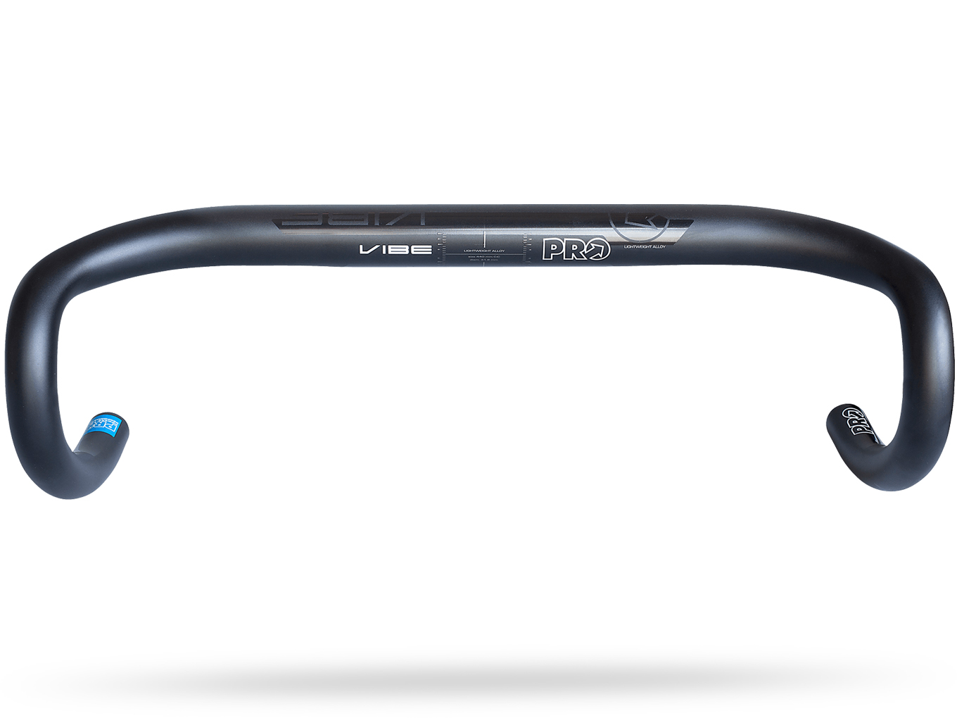 แฮนด์ถนน แฮนด์หมอบ PRO VIBE ALLOY COMPACT, สีดำ, 31.8mm, Drop130mm / Reach80mm,
