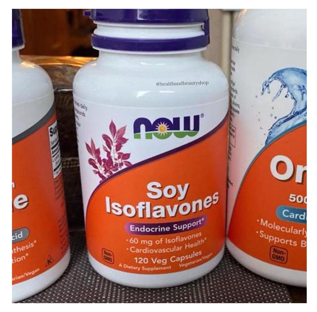 Now Foods, Soy Isoflavones, 120 Veg Capsules