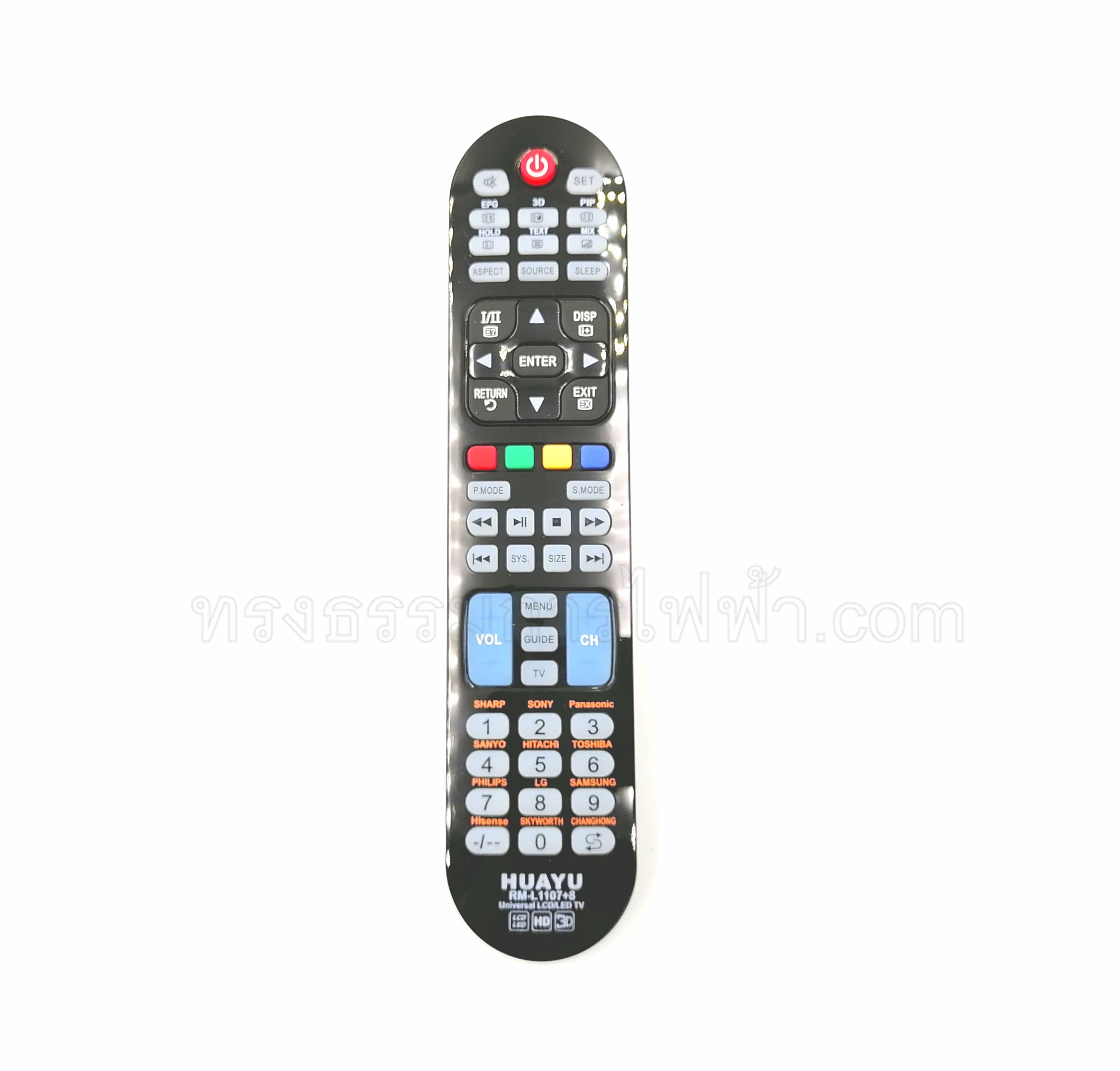 รีโมททีวี สำหรับ TV ทั่วไป #RM-L1107+8