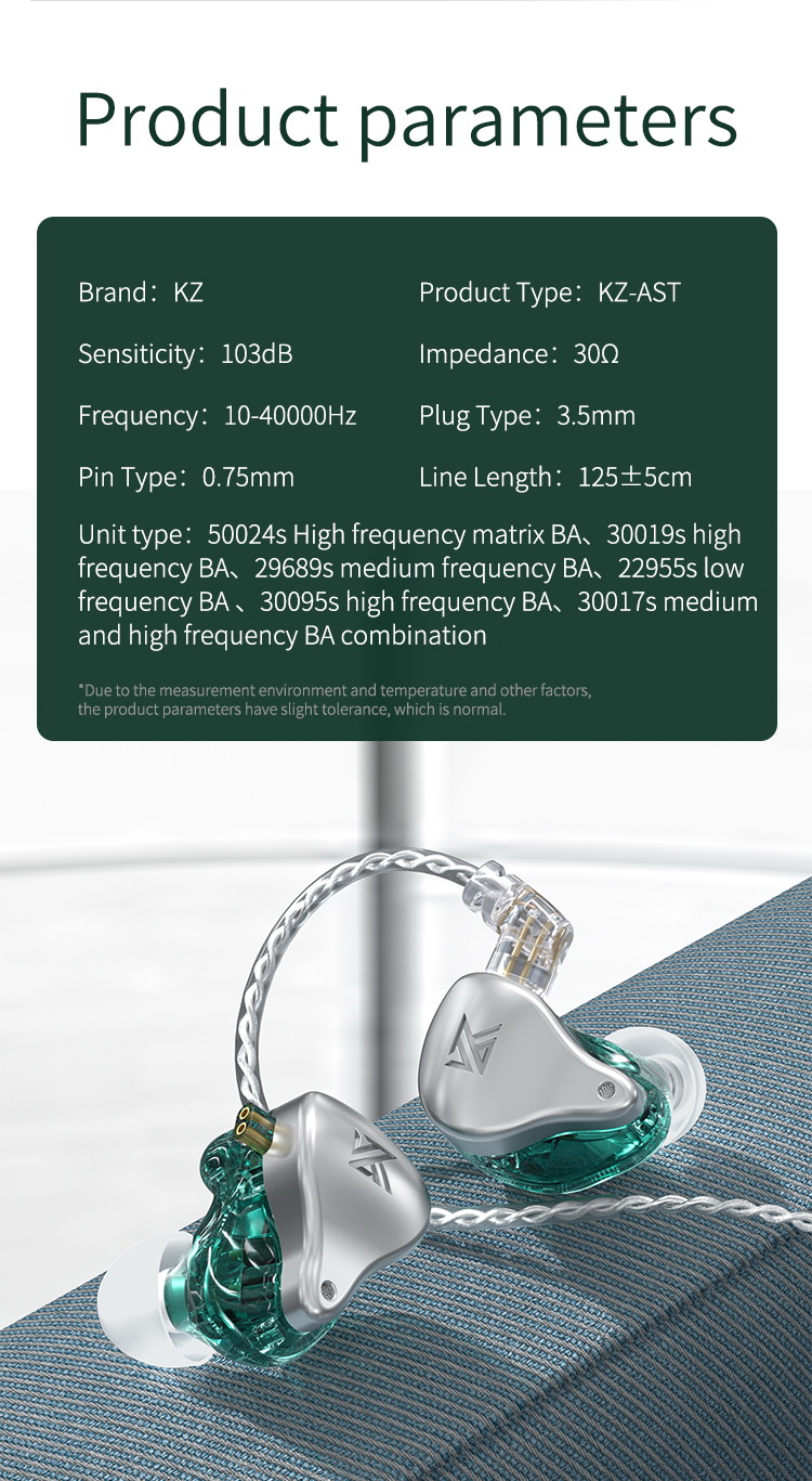 ขาย KZ AST หูฟัง 12 ไดรเวอร์ 12BA ประกันศูนย์ไทย