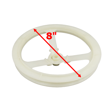 มู่เล่ย์-พูเล่ เครื่องซักผ้า ฮิตาชิ รูในกลม 8"