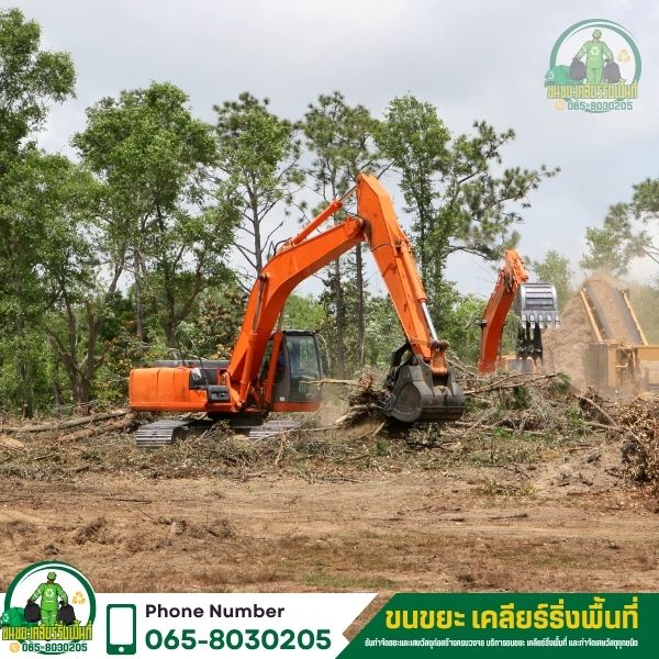 ถางป่า พื้นที่รกร้างขอนแก่น