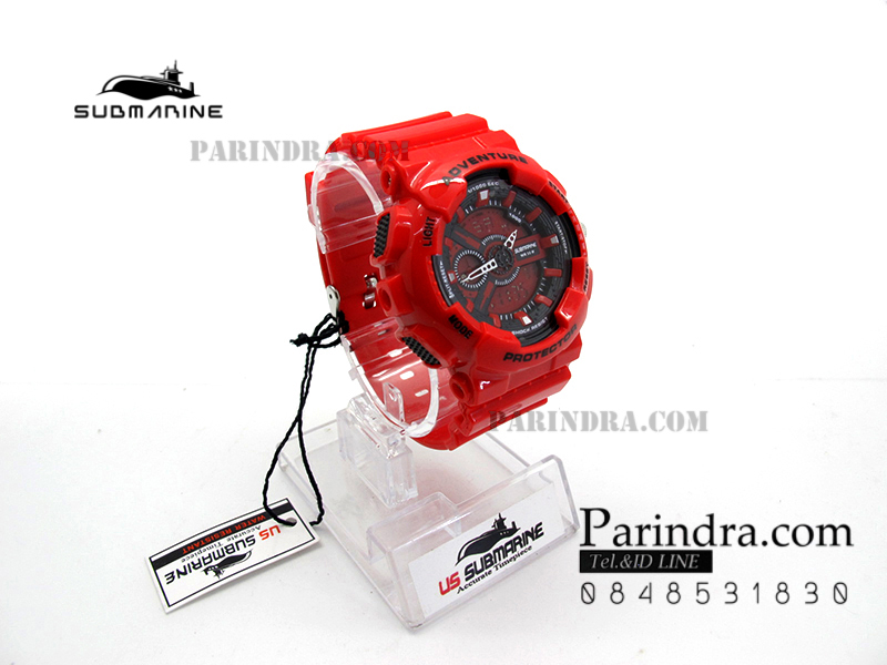นาฬิกา US submarine Adventure Protector รุ่น TP3163L สีแดงล้วน