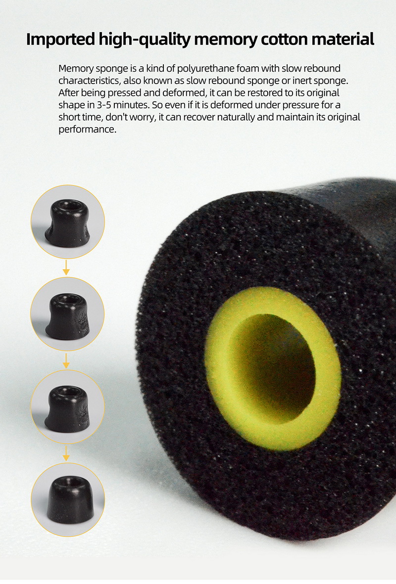 KZ New Memory Foam จุกหูฟังเมโมรี่ ระดับ High-end จุกเพิ่มคุณภาพเสียง