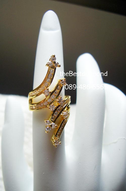 BR607+++แหวนแก้วมังกร+++แหวนอลังการ เริ่ด หรูหรา เปรี้ยว สุดๆ ใส่แล้วเต็มนิ้ว เพชรแพรวพราว สวยมากๆๆๆ
