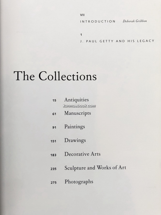 The j. paul getty museum handbook of the collections.