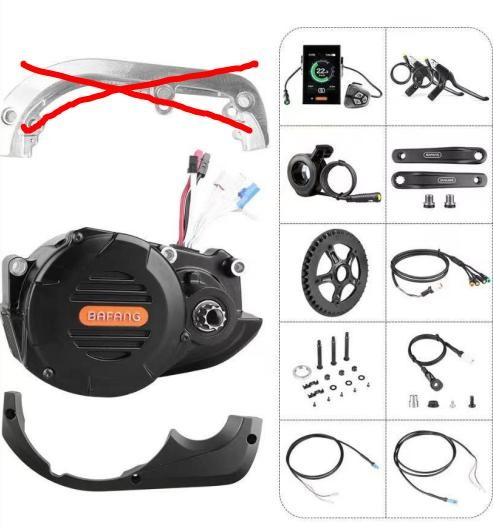 ชุดแปลงจักรยานไฟฟ้า Bafang M615 48V/ 750W | Mid Drive Motor Kit