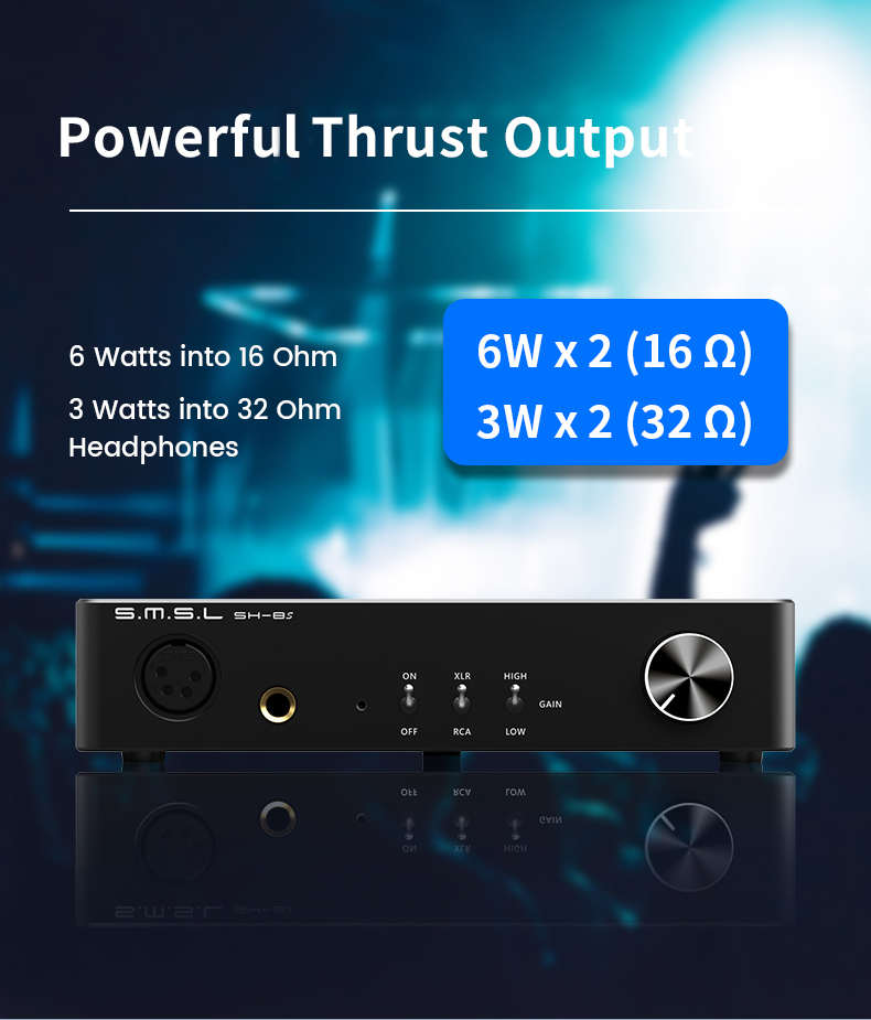 ขาย SMSL SH-8S แอมป์ตั้งโต๊ะรองรับ Hi-Res ประกันศูนย์ไทย