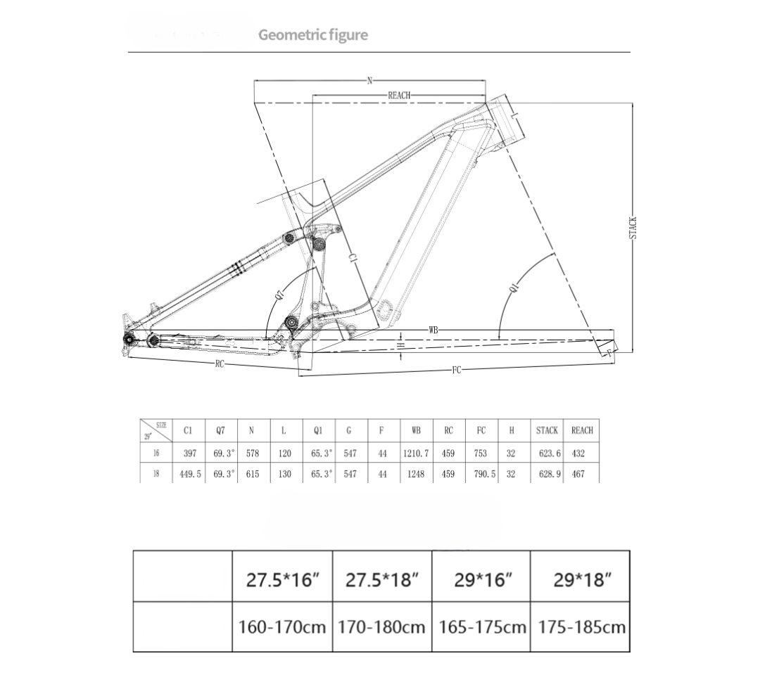 CYCTRAC EM19 Electric Mountain Bike | Carbon Fiber Frame 27.5"/29" | Bafang Mid-Drive M820 Low | Pre-Order
