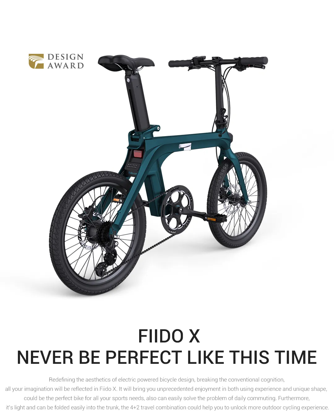 รถจักรยานไฟฟ้า Fiido X FOLDING BIKE, เฟรมอลู ล้อ 20 นิ้ว พับได้ ปั่นเสริมไฟฟ้า หรือบิดแบบมอเตอร์ไซค์ 250วัตต์ ความเร็ว 25km/h