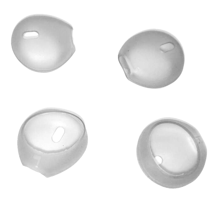 ขาย X-Tips ซิลิโคนกันเปื้อนของหูฟัง Earpod สีเทาใส