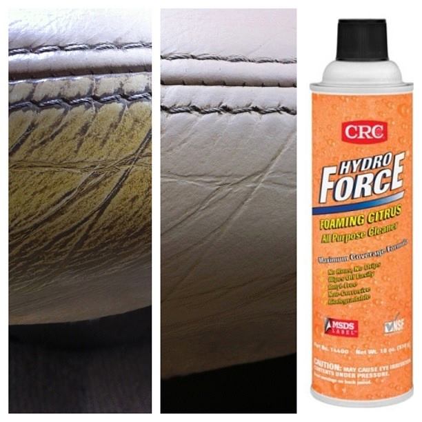 c-083. นํ้ายาทําความสะอาด อเนกประสงค์ เบาะ พรม ภานในรถยนต์ กลิ่นผิวส้ม CRC HYDROFORCE SUPER CITRUS