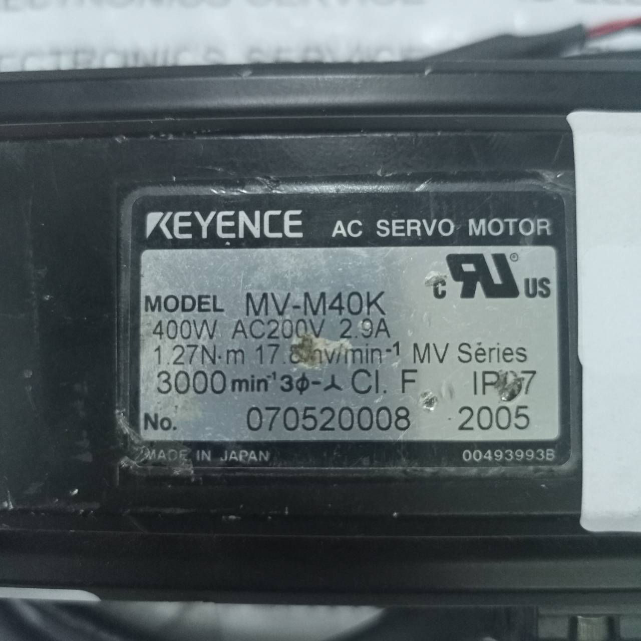 MV-M40K SERVO MOTOR " KEYENCE "