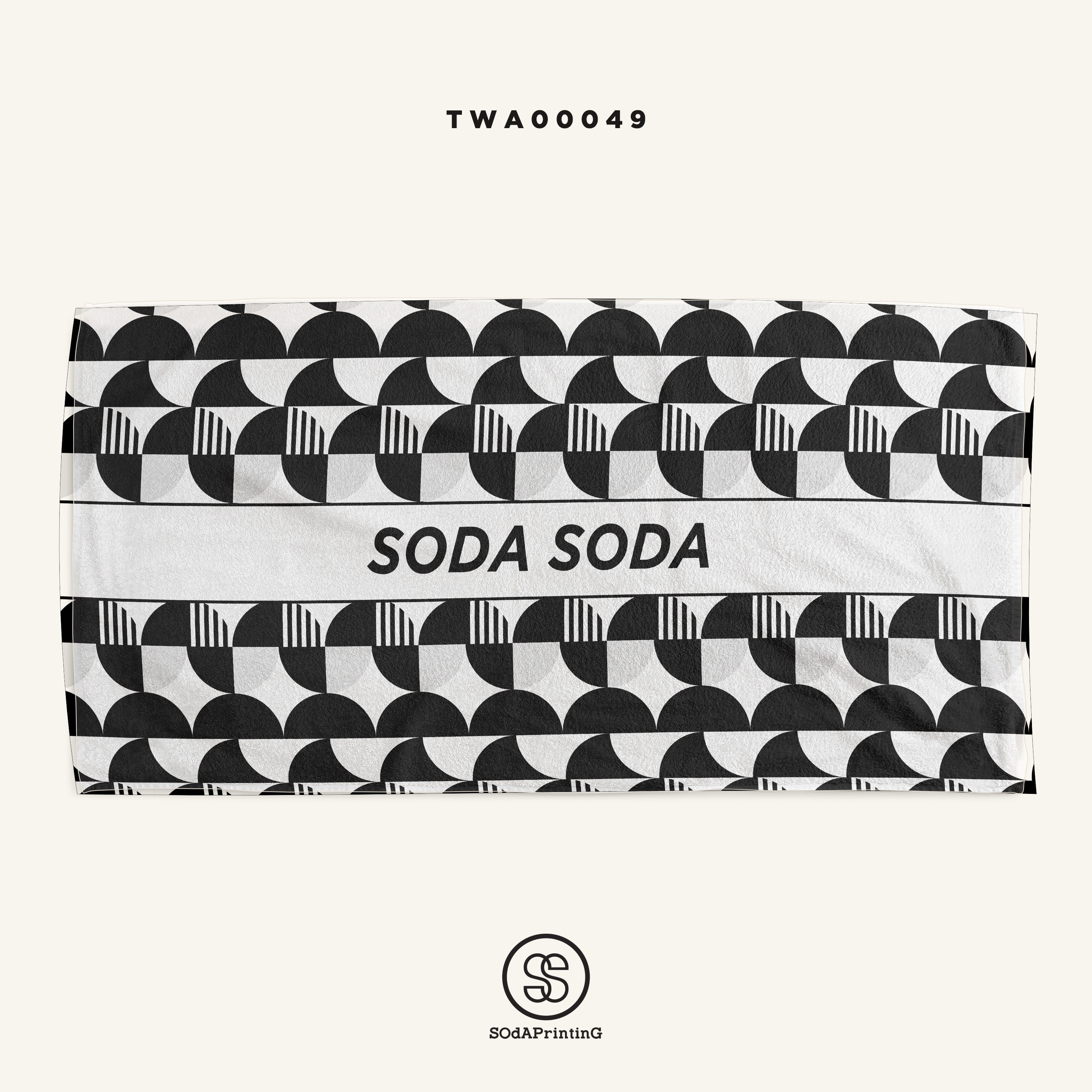 ผ้าเช็ดตัว Geo รหัส TWA00049 #SOdAtowel #SodAhome #ผ้าขนหนู #ผ้าเช็ดตัว #towel