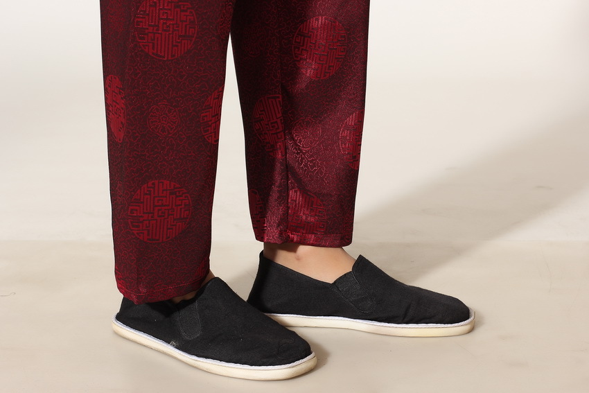 Pre-order ชุดจีน ชาย เสื้อพร้อมกางเกง สีแดง