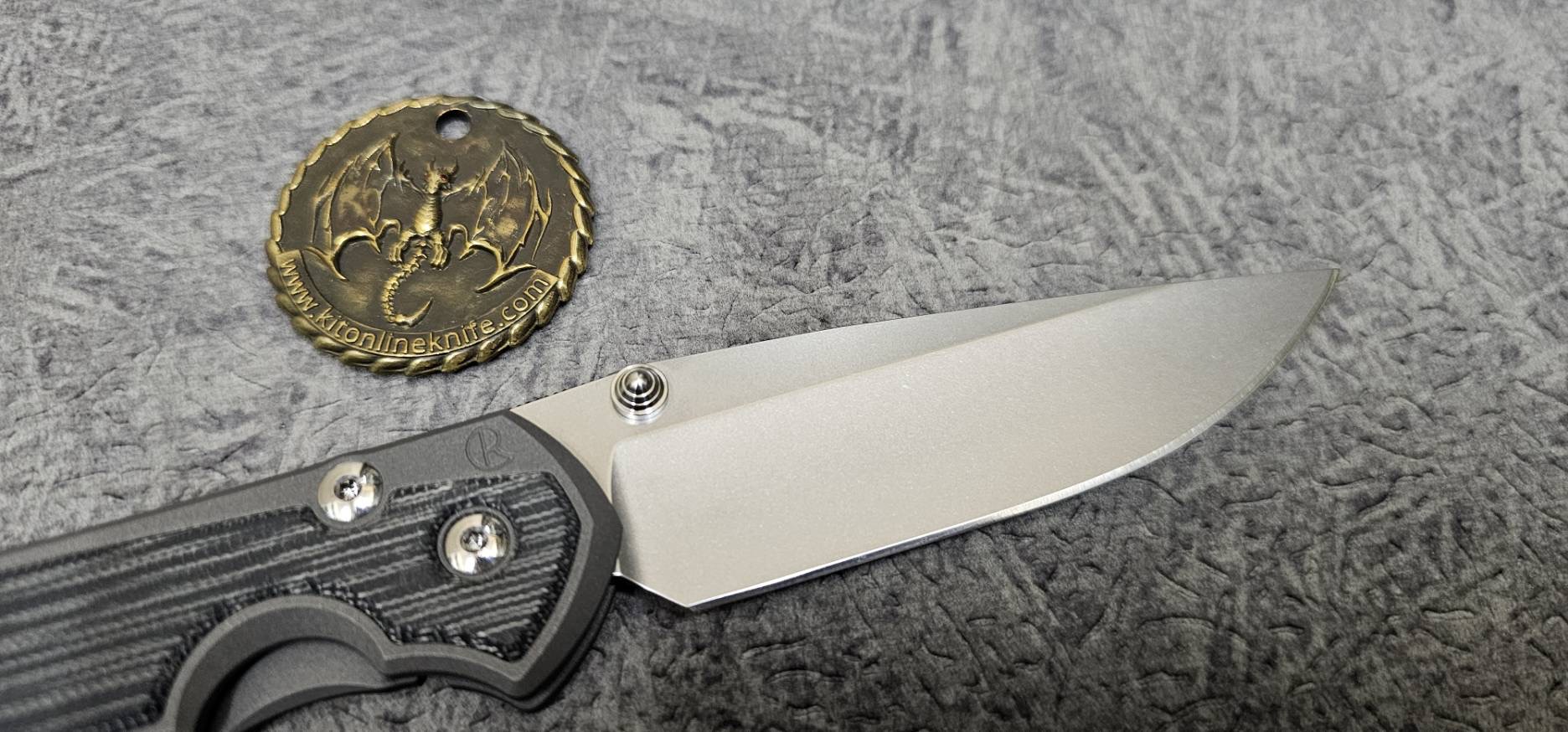 Chris Reeve Large Sebenza 31 Inlay Drop Point Black Canvas Micarta CPM MagnaCut (LH มือซ้าย)