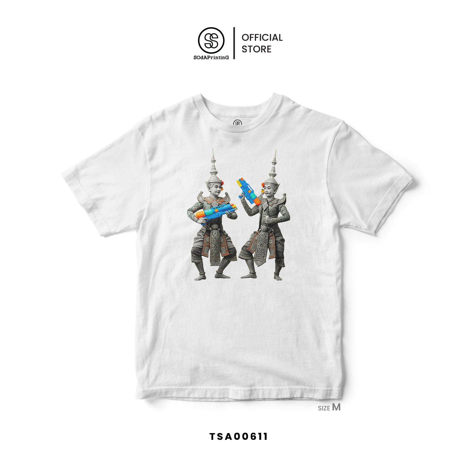 เสื้อยืด ลาย มหาสงกรานต์ รหัส TSA00610-TSA00611 (C32) #เสื้อยืด #SOdAPrintinG