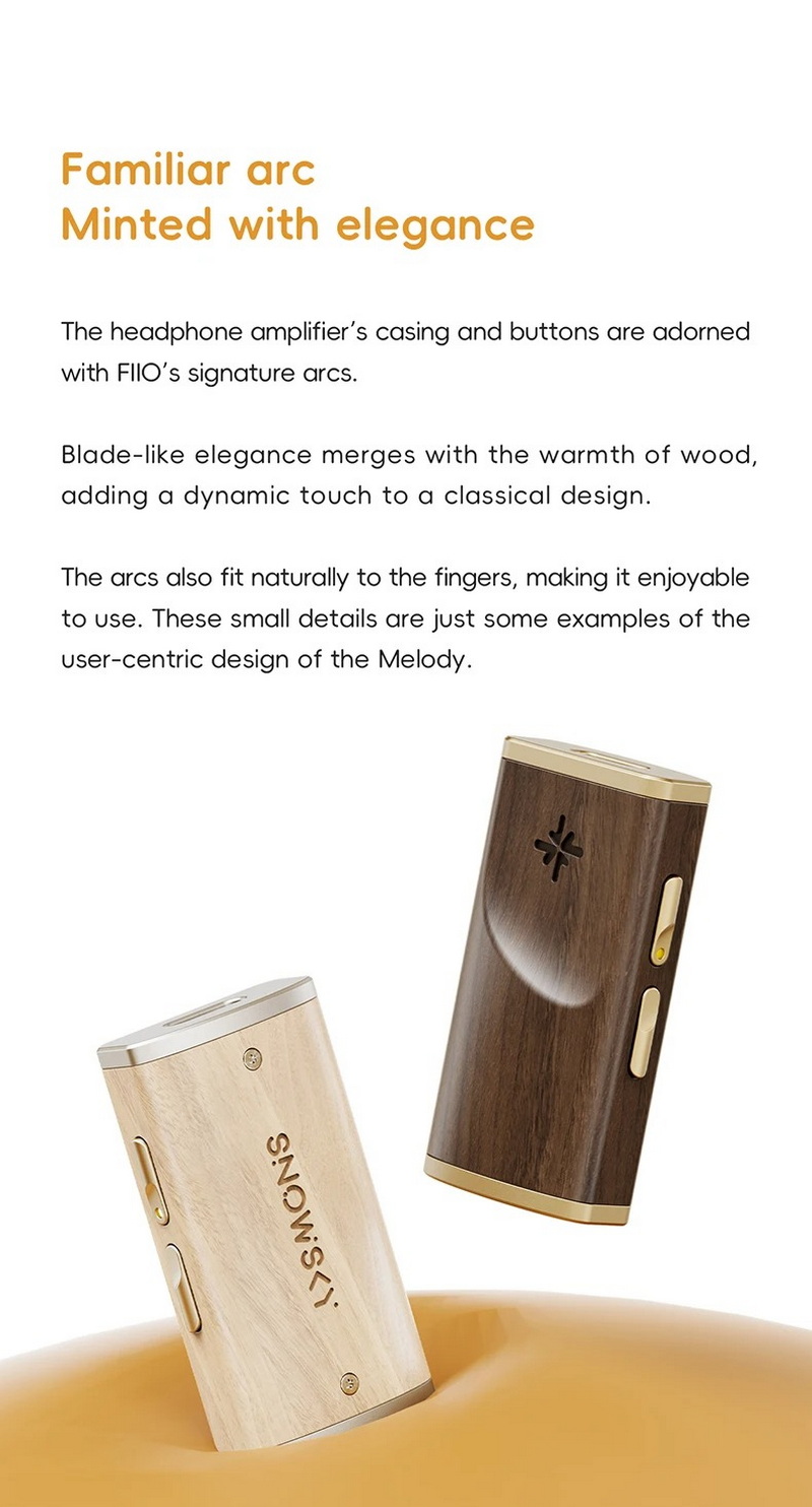 SNOWSKY Melody DAC/AMP ชิป DAC Cirrus Logic 43131 บอดี้ไม้แท้ ปรับ EQ ได้ผ่านแอป เสียงเที่ยงตรง ประกันศูนย์ไทย