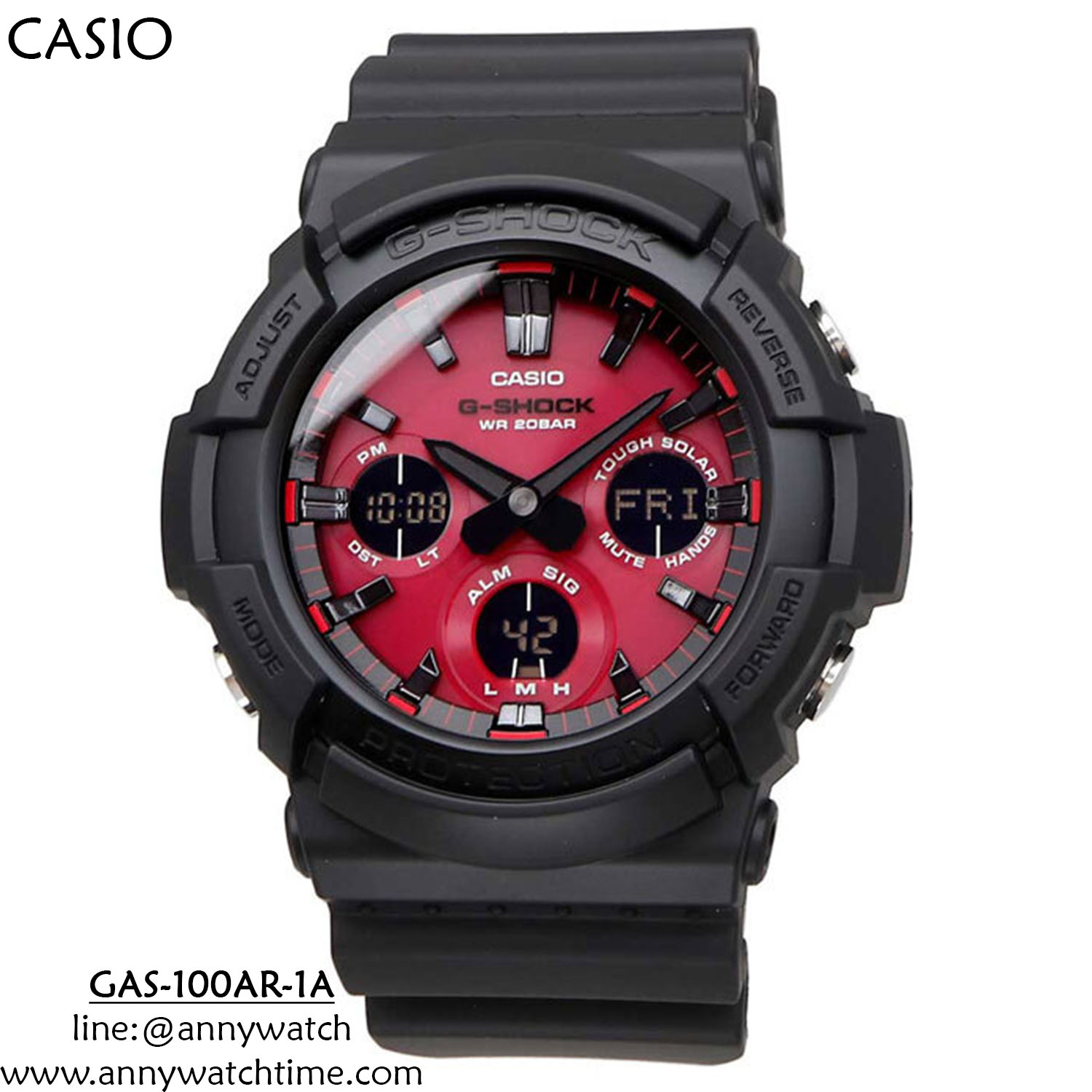 G-SHOCK GAS-100AR-1A