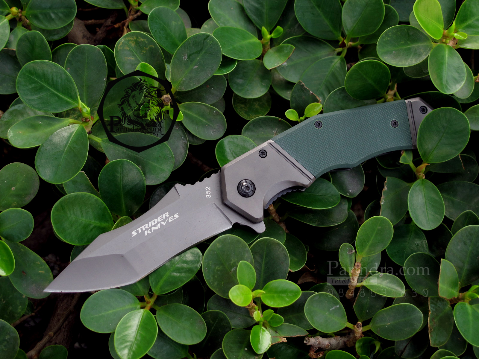 มีดพับ STRIDER รุ่น 352 Green Beret ด้ามลายเขียวทหาร (OEM)