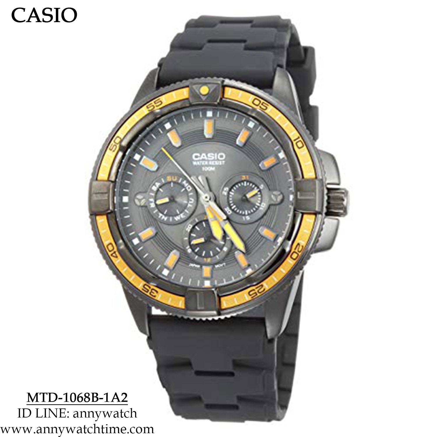 CASIO MTD-1068B-1A2