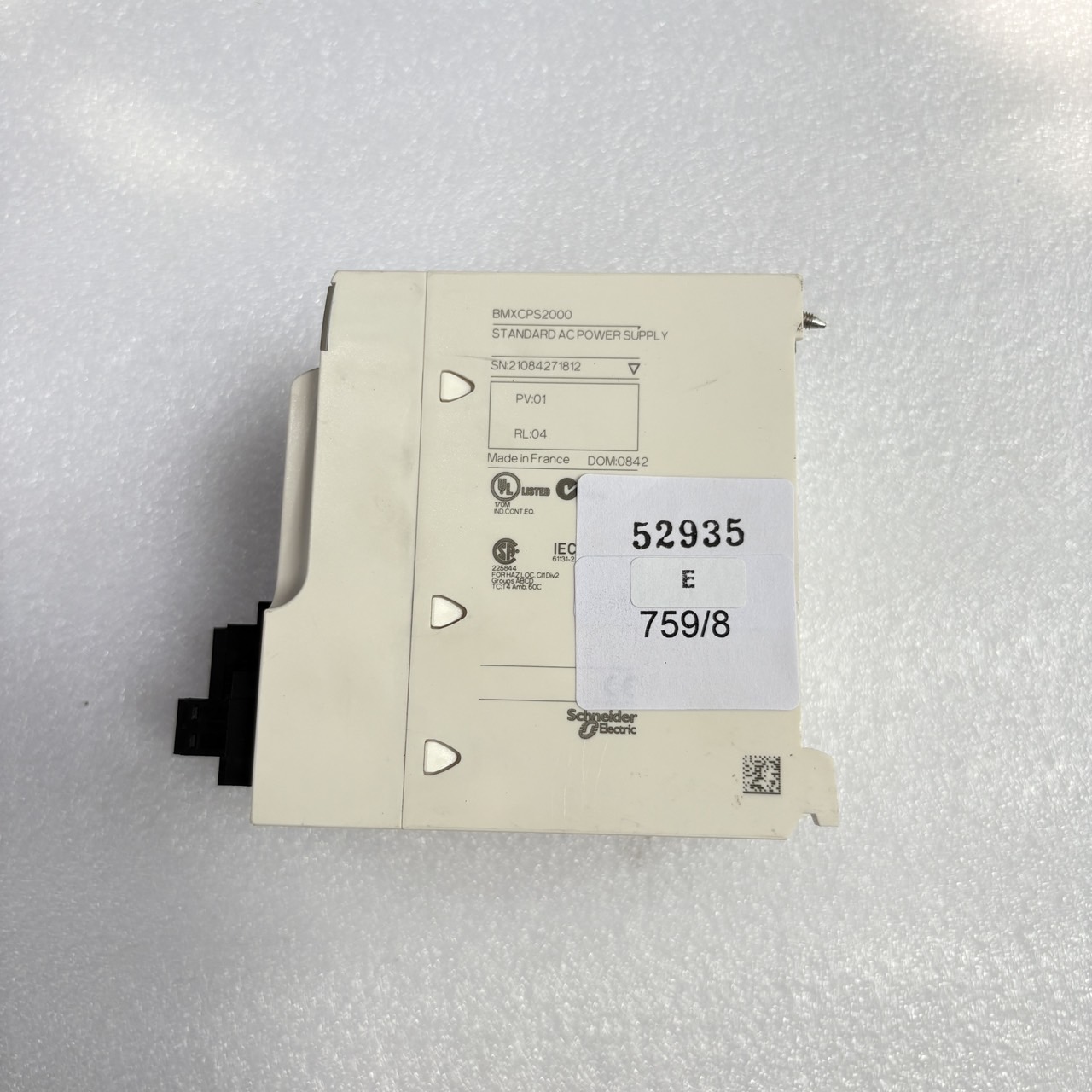 BMXCPS2000 POWER SUPPLY " SCHNEIDER "