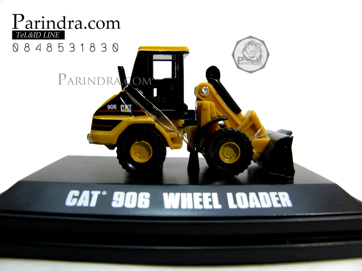 โมเดลรถเหล็กมินิ รถตักดิน Cat 906 Compact Wheel Loader