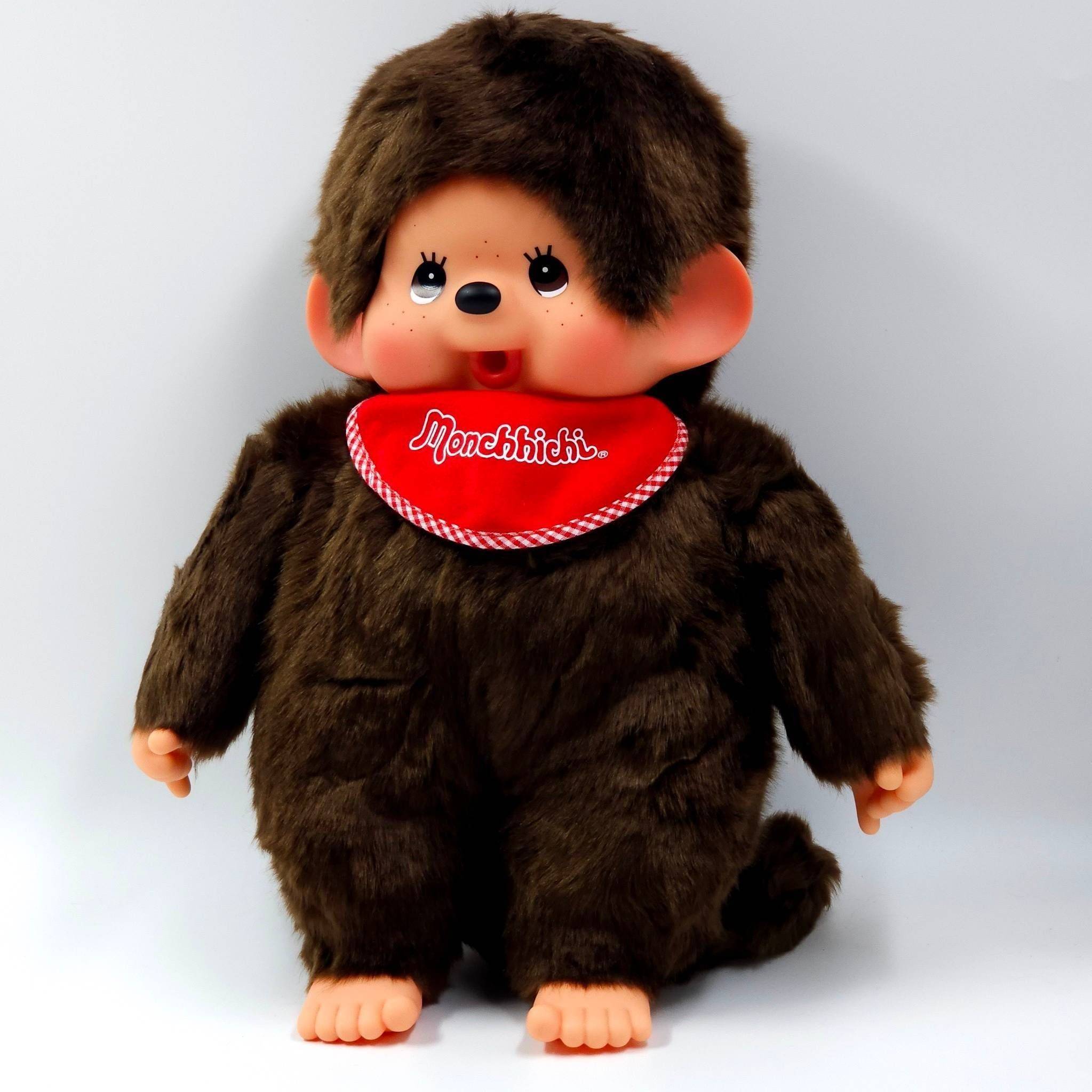 ตุ๊กตา Monchhichi Original Boy Size L น้องตัวใหญ่จับเต็มไม้เต็มมือ
