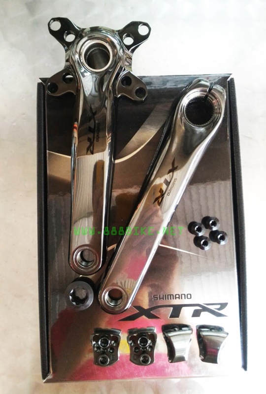 จาน XTR, FC-M9000-1, จานชั้นเดียว, 11-SPD, 175, 170MM, ไม่มีใบจานและกะโหลก, มีแต่น๊อตใบจานให้, มีกล่อง