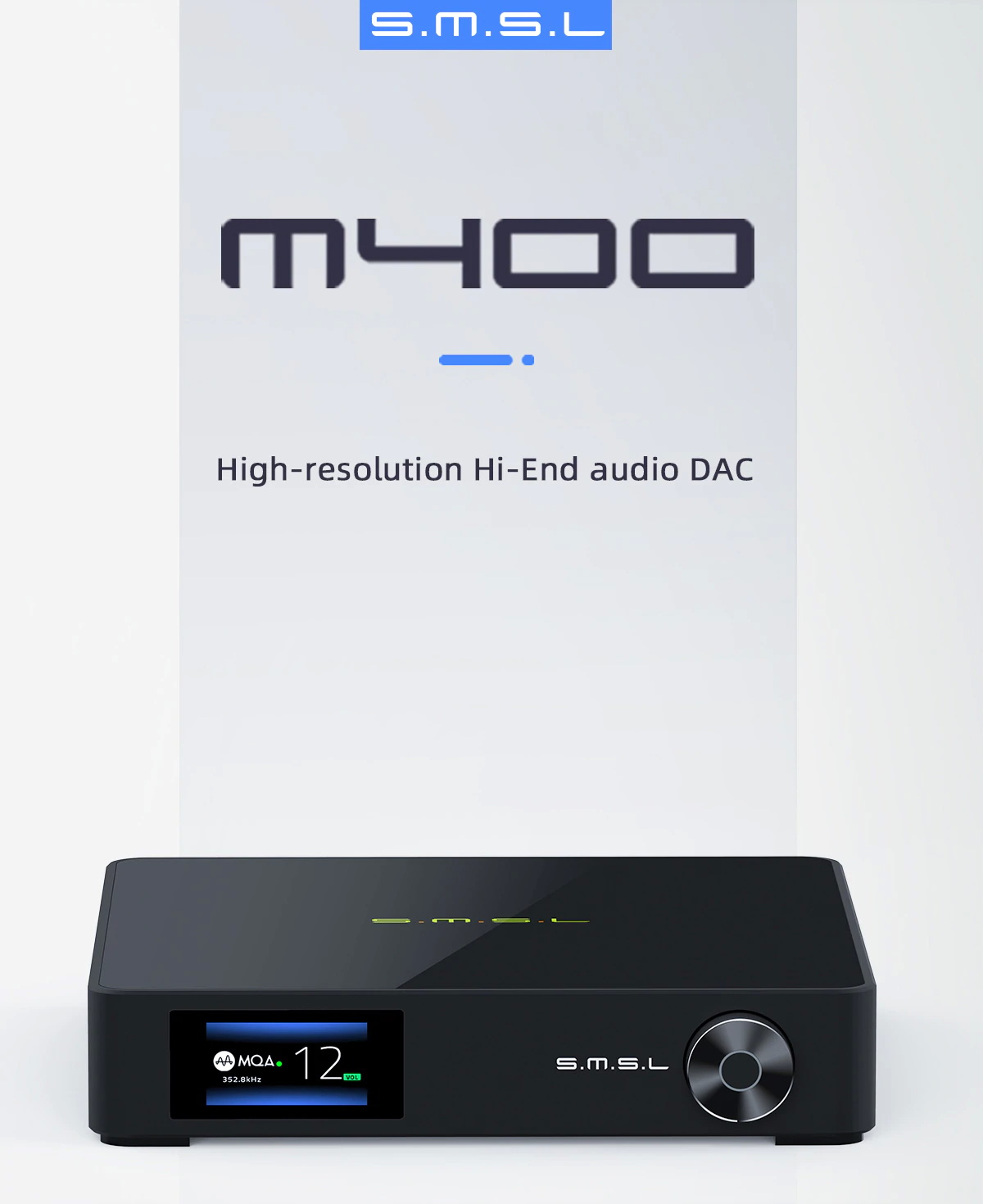 ขาย SMSL M400 DAC ตั้งโต๊ะระดับ High-End รองรับ MQA, UAT, LDAC ประกันศูนย์ไทย