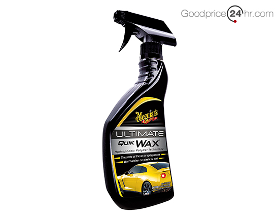 c-086. Meguiar's G200916 Ultimate Quik Wax 16 oz. (473 ml.) น้ำยาทำความสะอาดและเคลือบเงาสีรถ + ฟรี ผ้าไมโคร 40x40 cm.