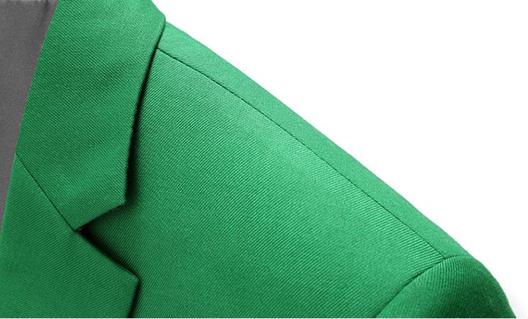 Pre-order ชุดสูทชาย สีเขียว สไตล์เกาหลี