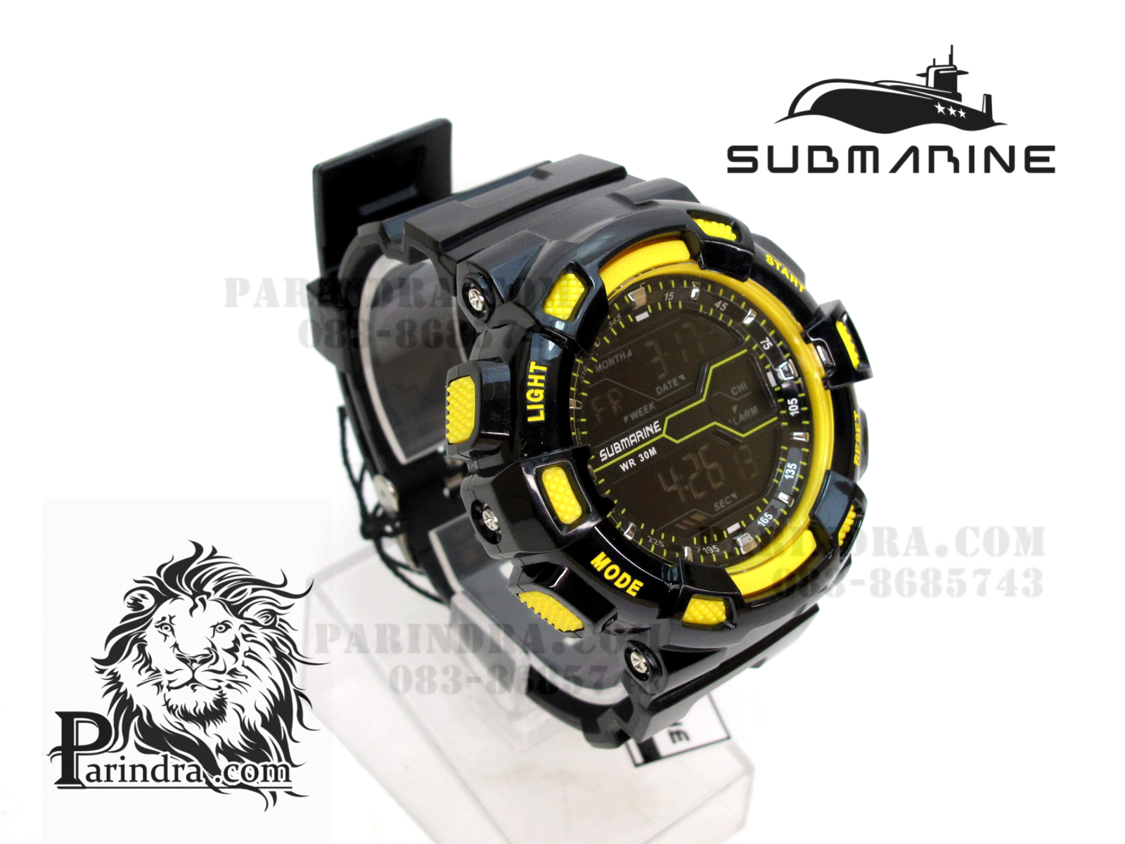 นาฬิกา US submarine รุ่น TP1311M ดำ-เหลือง พื้นดำ