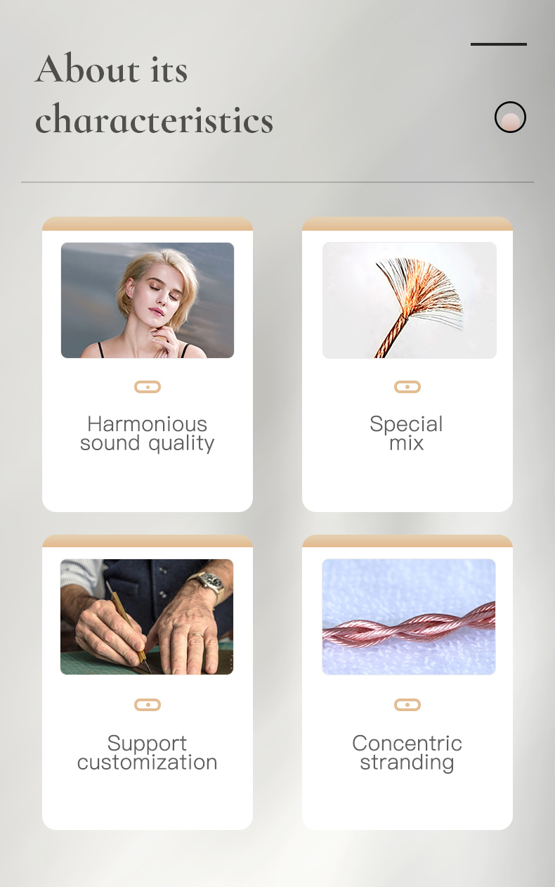 ขาย Hakugei Thor สายอัพเกรดหูฟัง 6N OCC Litz สำหรับหูฟัง